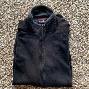 Men’s Large The North Face polyester 50%, wool 40%, nylon 10% full zip sweater